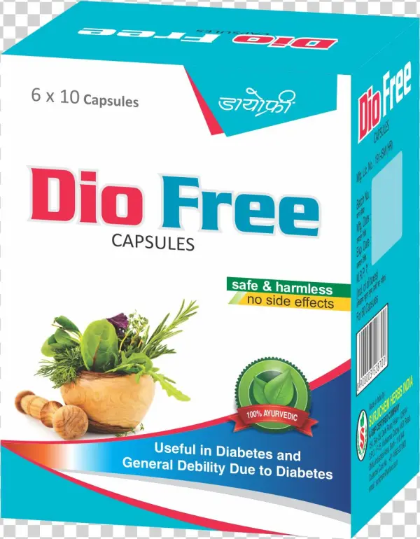 Dio Free Capsules - Carton