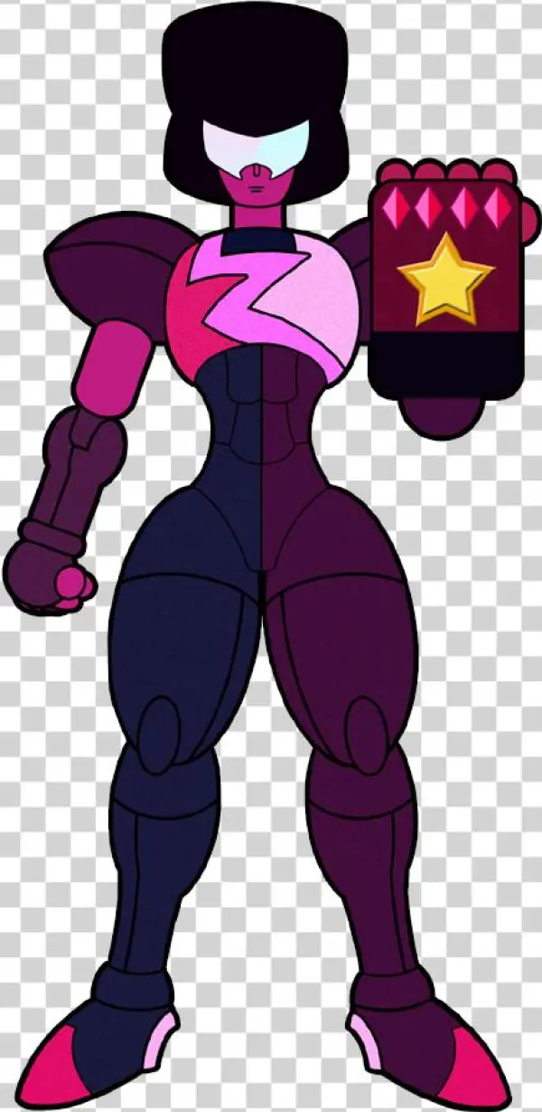 Garnet Fictional Character Purple Cartoon Superhero - Cartoon