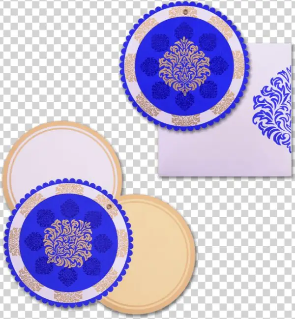 Hindu Wedding Cards - Circle