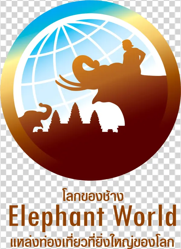 Logo โครงการโลกของช้างp - Graphic Design