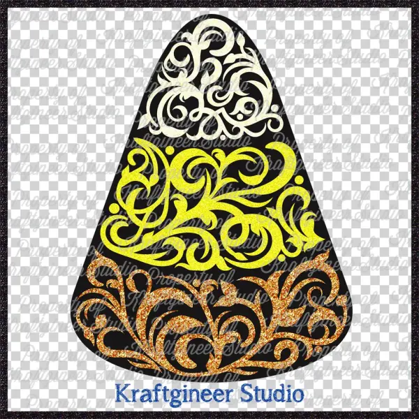 Candy Corn Swirl - Motif