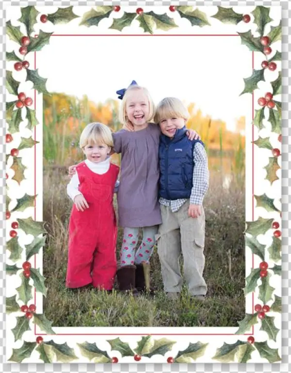 Ddc Lydia Petite Holly Border A2 Portrait Card 1 V=1475278297 - Picture Frame