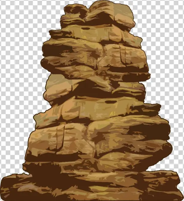 Drawn Rock Scenery - Outcrop