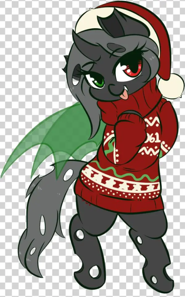 Drawn Santa Hat Invisible Background - Cartoon