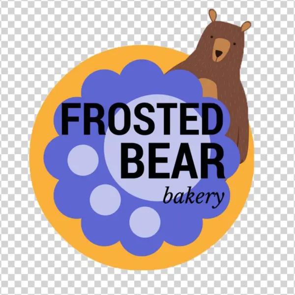 Frosted Bear Logo - Illustration