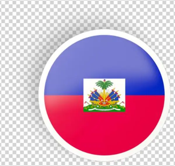 Illustration Of Flag Of Haiti - Crest