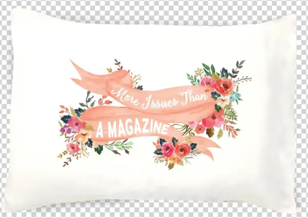 More Issues Than A Magazine Pillowcase - Stitch