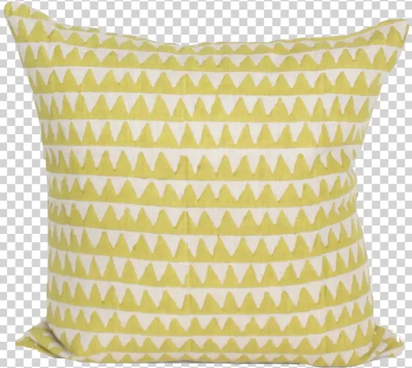 Pyramids Pistachio Pillow - Cushion