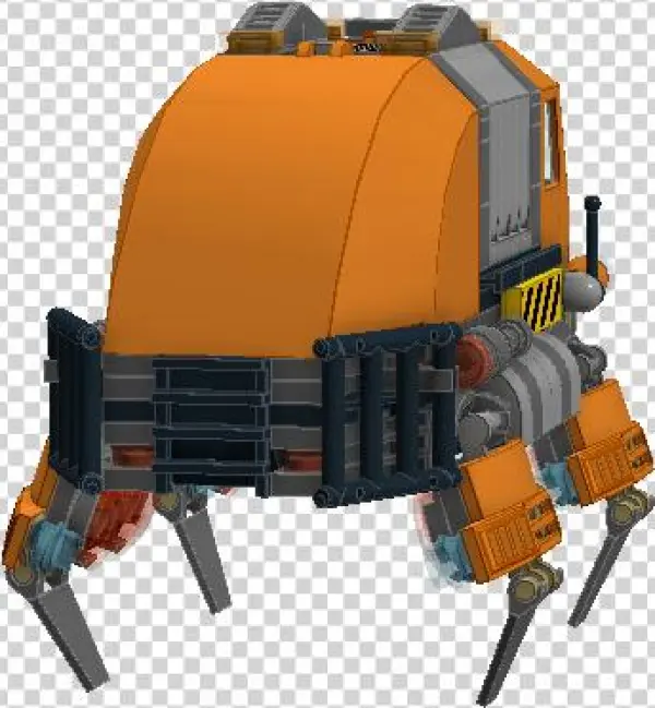 Scifi-garbage Hauler2 - Lego