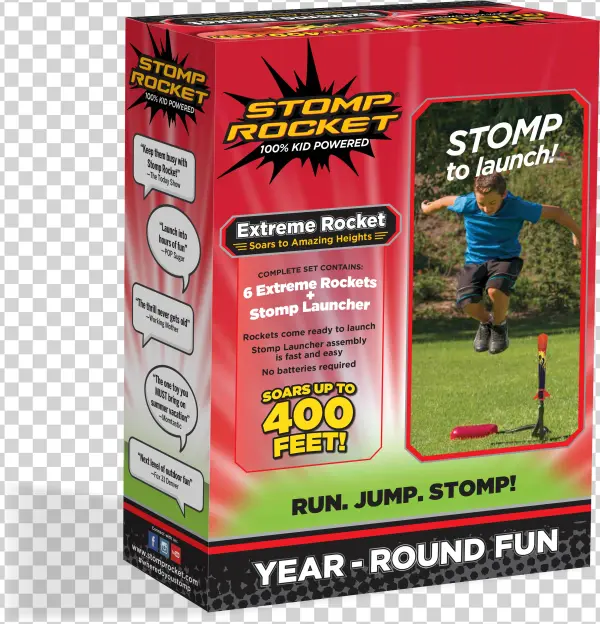 Stomp Rocket Extreme Rocket, 6 Rockets - Soccer