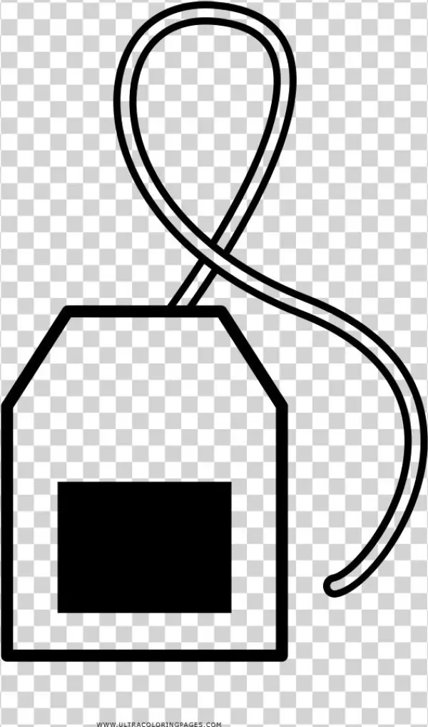Tea Bag Coloring Page