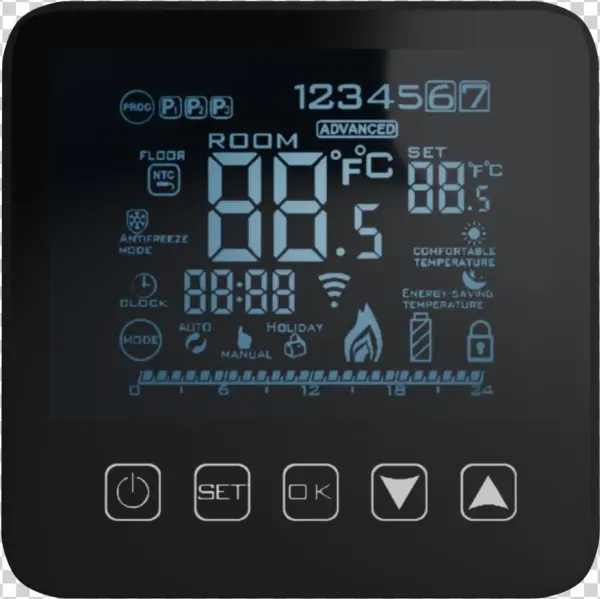 Touchscreen Thermostat 24/h Sensor - Termostat Dotykowy