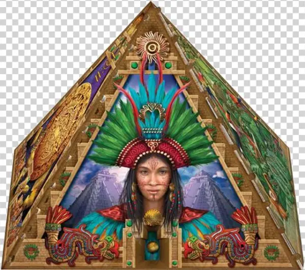 3d Pyramid Puzzle - Shrine