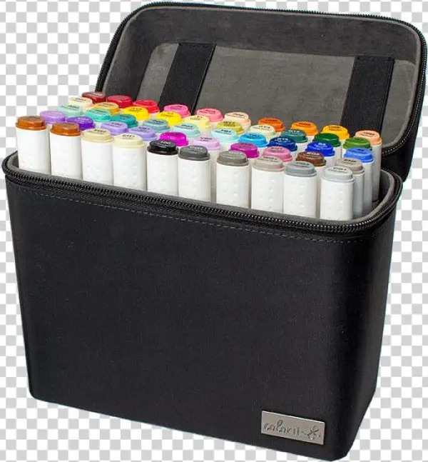 50 Color Dual Tip Art Markers With Premium Case - Colorit 50 Dual Tip Art Markers Set Hol Permanent Markers