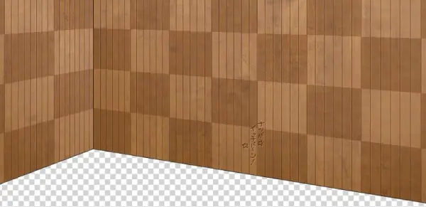 Beach Teahouse Temporary Board Wall - Wall