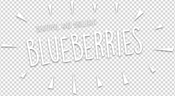 Blueberries Uk - Calligraphy