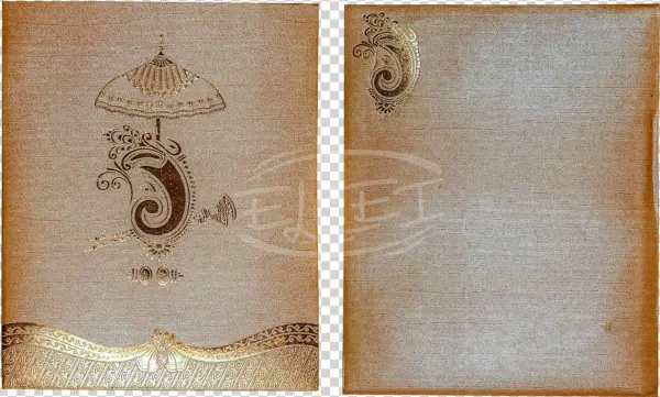 Hindu Themed Umbrella Invitation