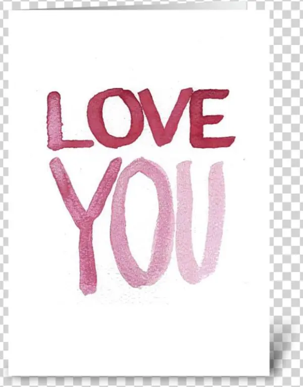 Love You Greeting Card - Peace