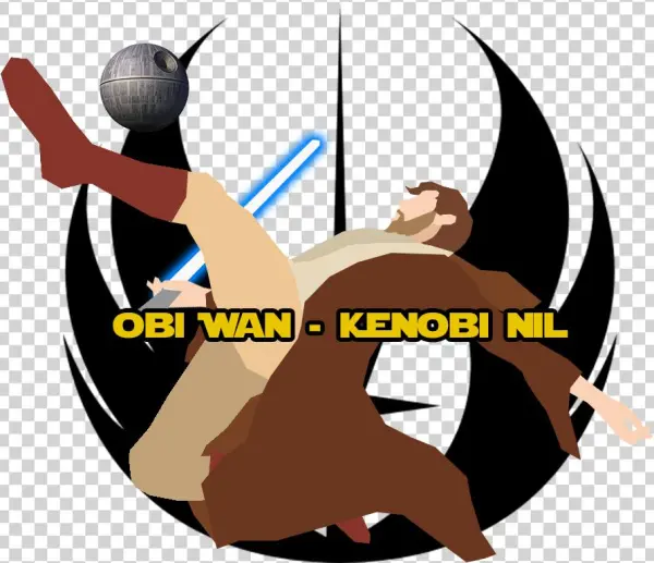 Obi Wan Kenobi Nil - Cartoon