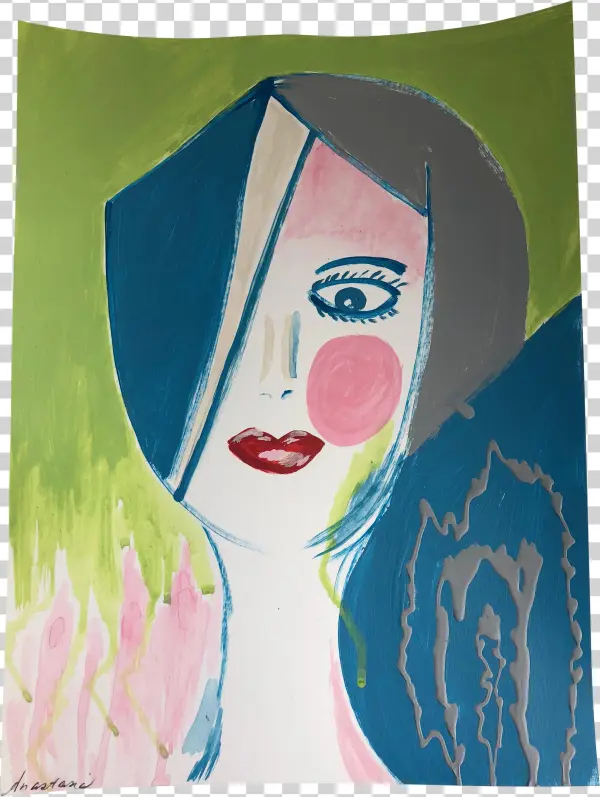 Original Acrylic By Anastasia George Chairish