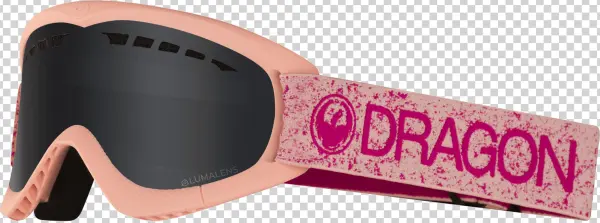 Pink With Dark Smoke Lens - Glasses