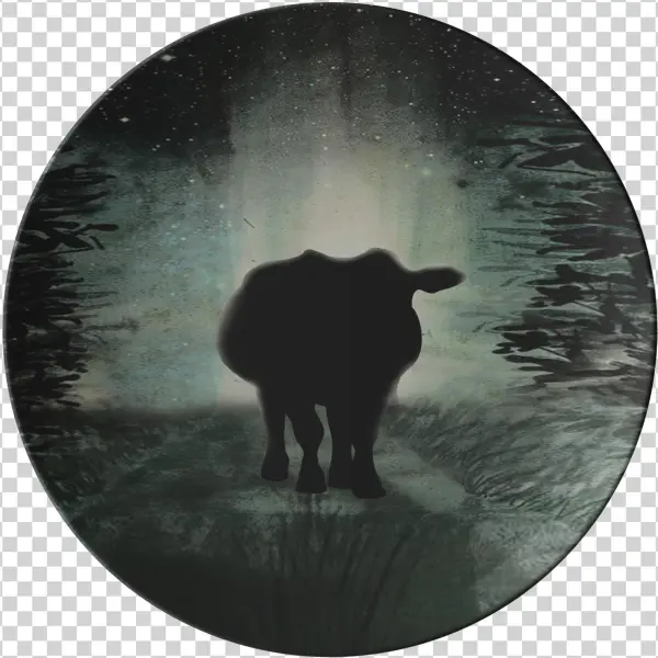 Plate - Cow