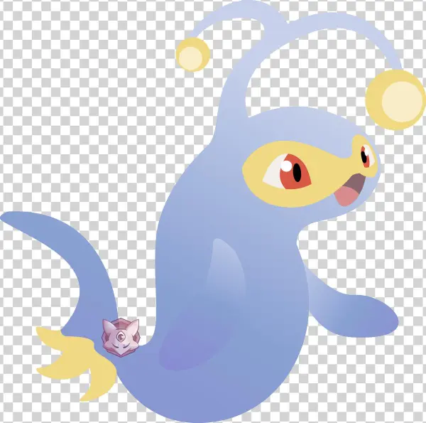 #pokcember Day 14, This Pretty Lamp Fish Was A Favor