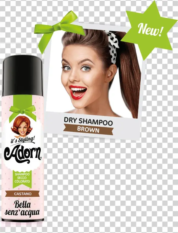 Shampoo Secco Capelli Castani