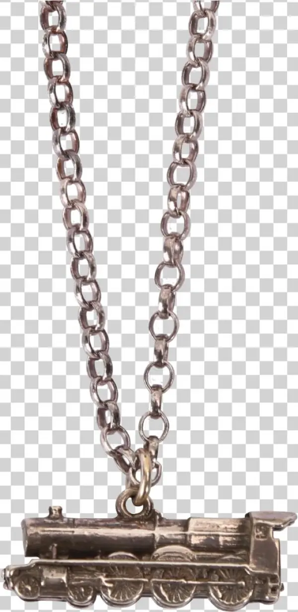 Silver Train Necklace V=1551453247 - Locket