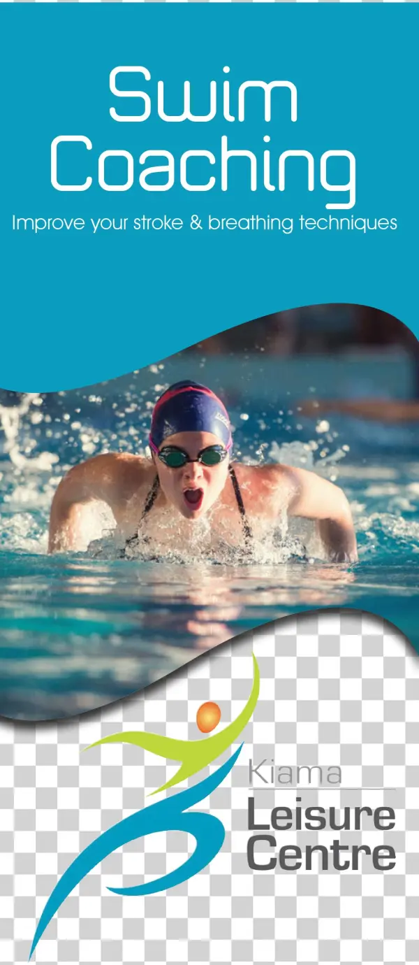 Swim School Brochure Cover Swim Coaching Brochure Cover