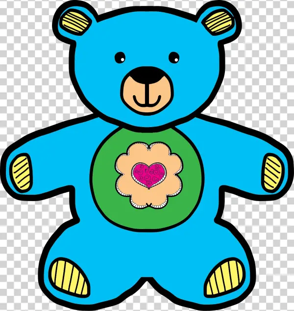 This Free Icons Png Design Of Blue Teddy Bear