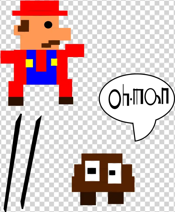 This Free Icons Png Design Of Old Mario