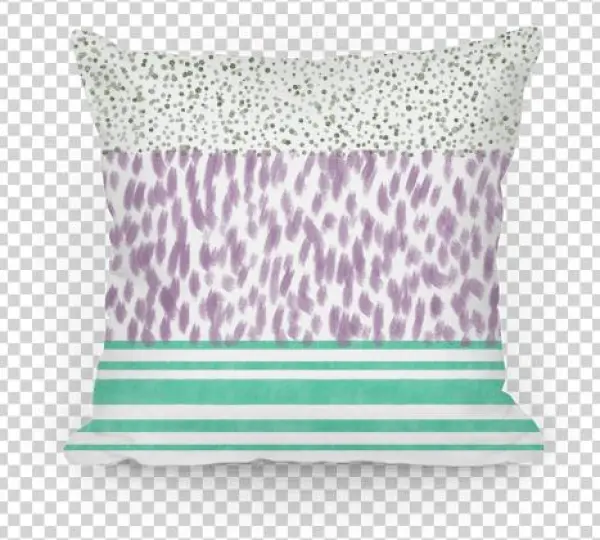 Watercolor Pattern Pillow - Watercolor Painting
