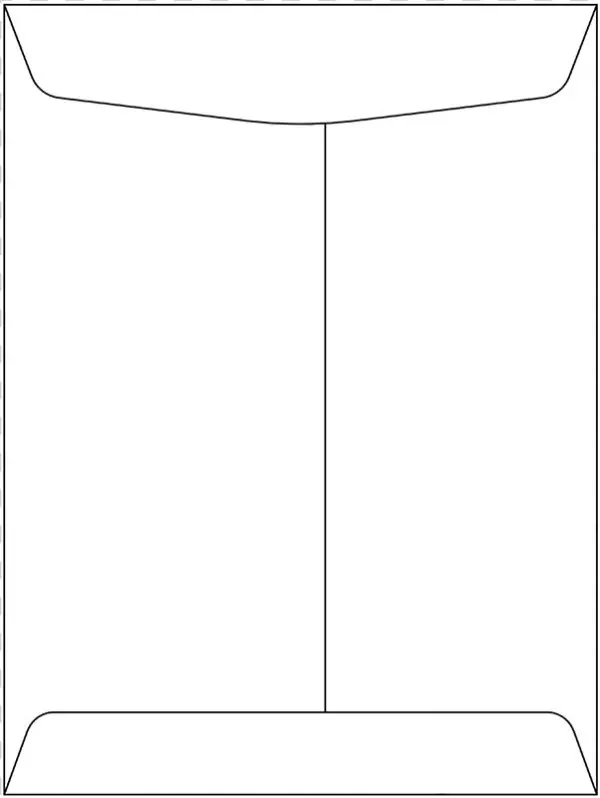 9 X 12 Open End Envelope - Cupboard