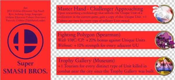 Adds The Super Smash Bros - Circle