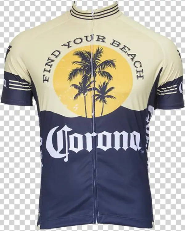Corona Extra Retro Cycling Jersey - Navy & Yellow Aguilas Del America Replica Jersey