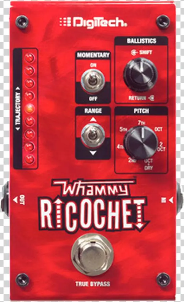 Digitech Whammy Ricochet Pedal - Digitech Whammy Ricochet Pitch Shifting Guitar Effects