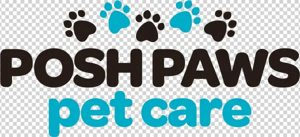 Hires Logo Posh Paws Pet Care Large - Graphic Design