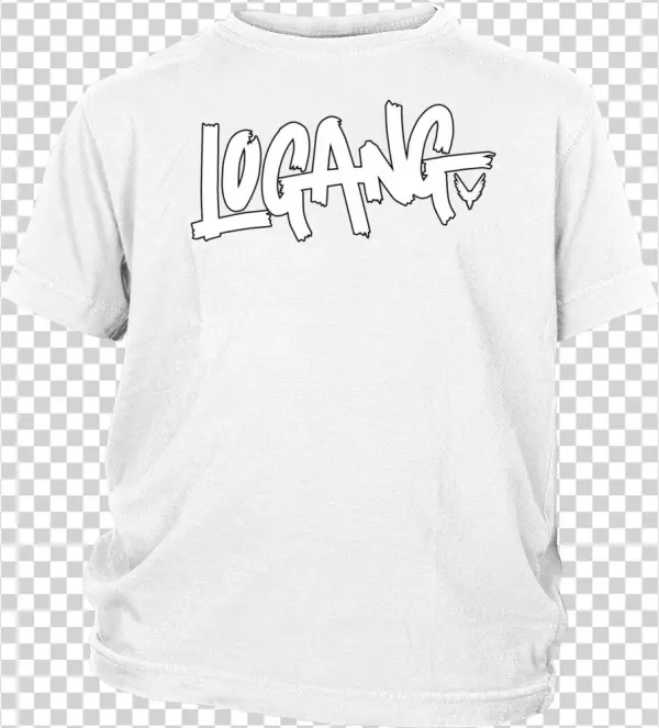 Logang Logan Paul Maverick Young T-shirt - Queens Are Born In August - Black Afro Word Art Natural