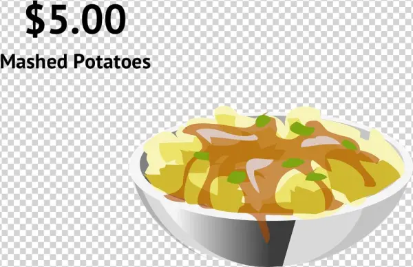 "mashed Potatoes" - Clip Art