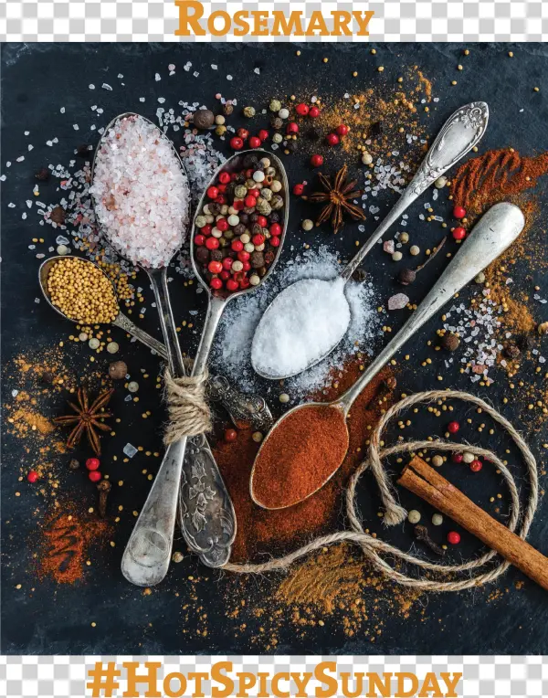 Rosemary - Spices Cooking Journal: 110 Page 8x10 Inch Blank Recipe