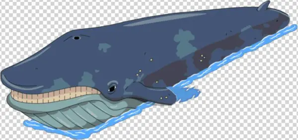 Whale - Simpsons Blue Whale