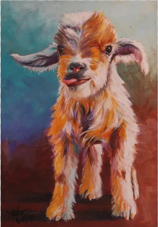 Yuba Blue And White - Goat