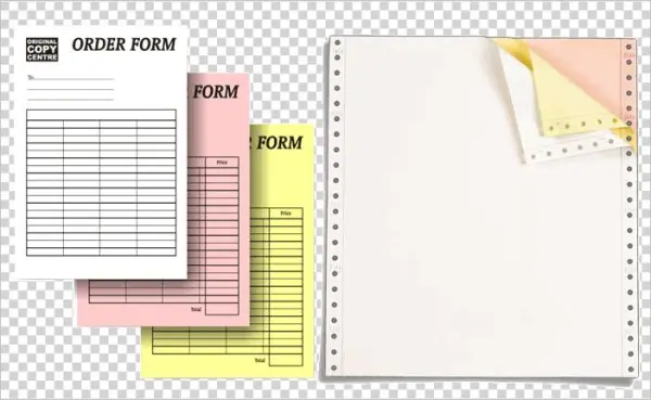 Carbonless Sheet - Plan
