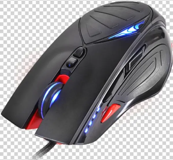 Computer Mouse Png Free Download - Gigabyte Force M63(raptor) - Optical Mouse - Pc - Black-red