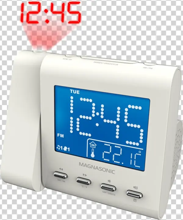 Electrohome Projection Alarm Clock With Amfm Radio