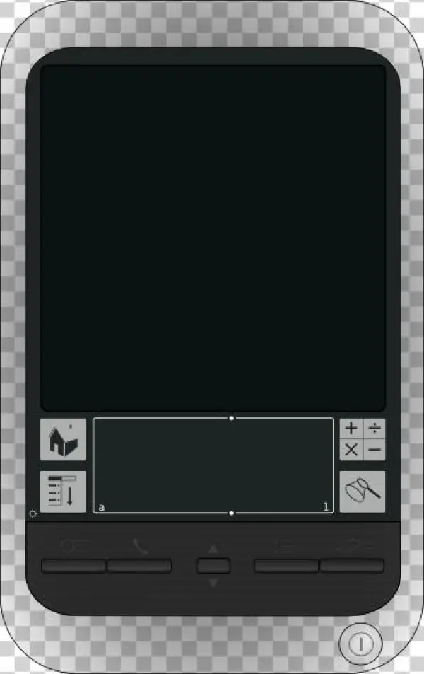 Free Vector Sony Clie Handheld Clip Art - Clié