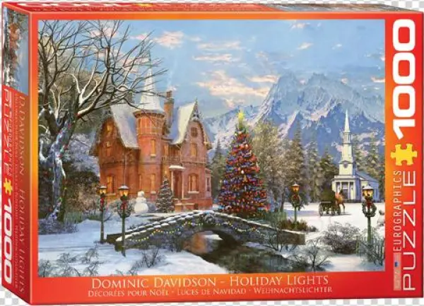Holiday Lights - Eurographics Holiday Lights By Dominic Davison Puzzle