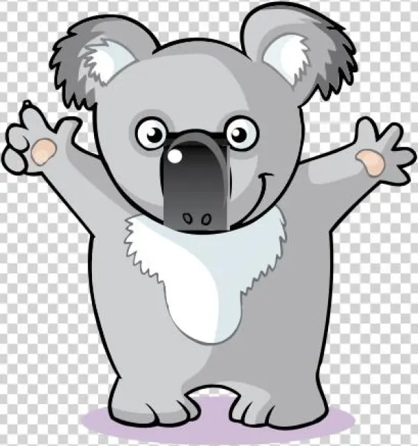 Koala Cartoon Illustration - Illustration