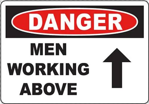 Lyle U3-1304-rd 10x14 Danger Sign,slf-adhesv Mount,10inwx14inh